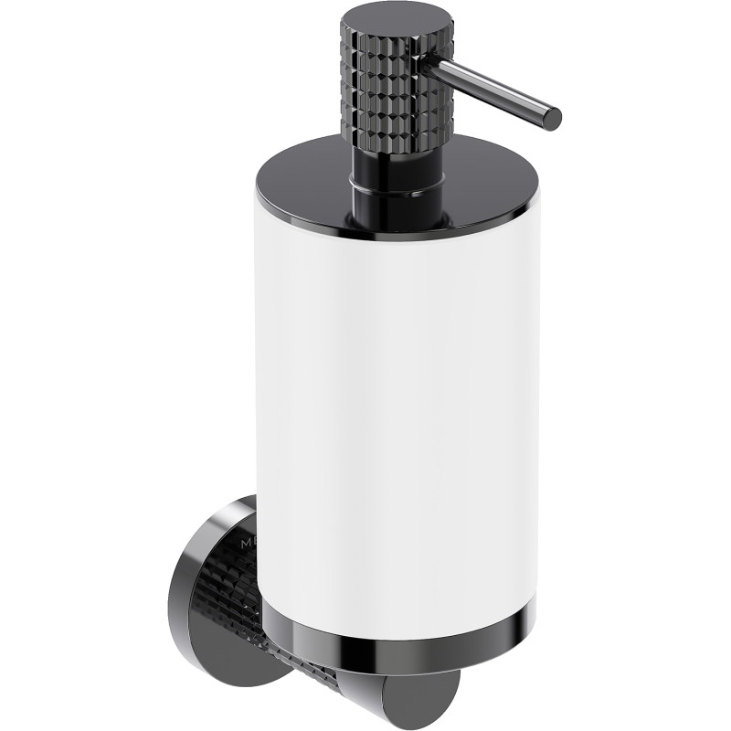 Mexen Triv dávkovač mydla, biely/black chrome - 70A33058-73W