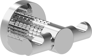 Mexen Triv dvojitý háčik na uterák, chróm - 70A33012-00