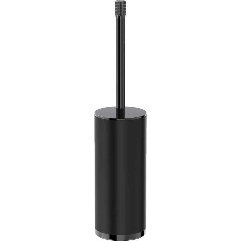 Mexen Triv stojaca WC kefa, čierna/black chrome - 70A33073-73B