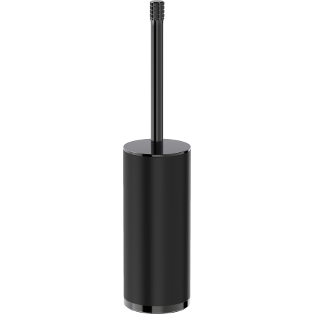 Mexen Triv stojaca WC kefa, čierna/black chrome - 70A33073-73B