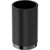 Mexen Triv stojan na zubné kefky, čierny/black chrome - 70A33053-73B