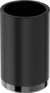 Mexen Triv stojan na zubné kefky, čierny/black chrome - 70A33053-73B