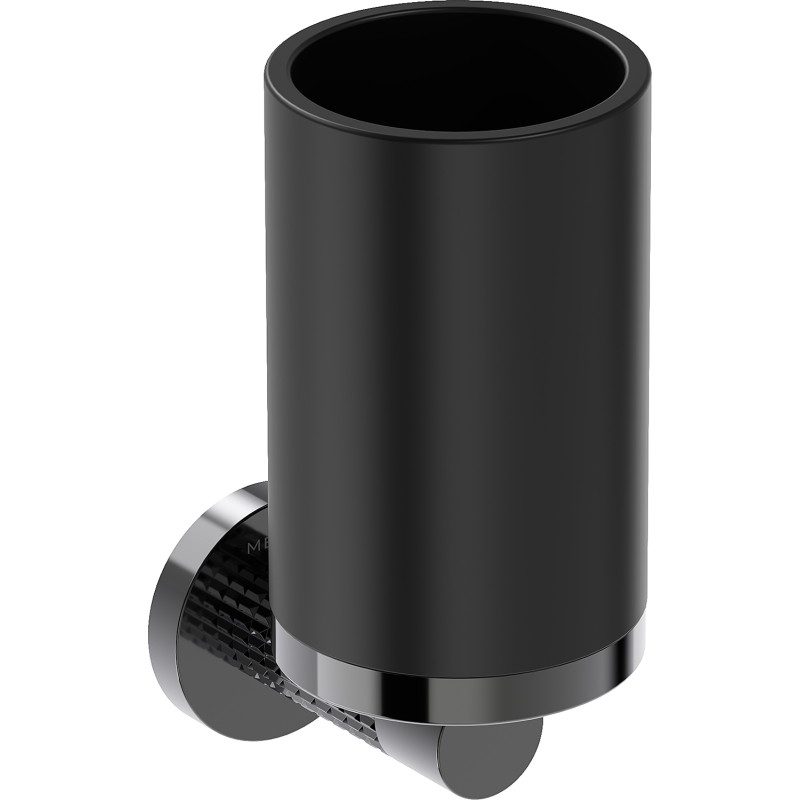 Mexen Triv pohárik na kefky, čierny/black chrome - 70A33051-73B