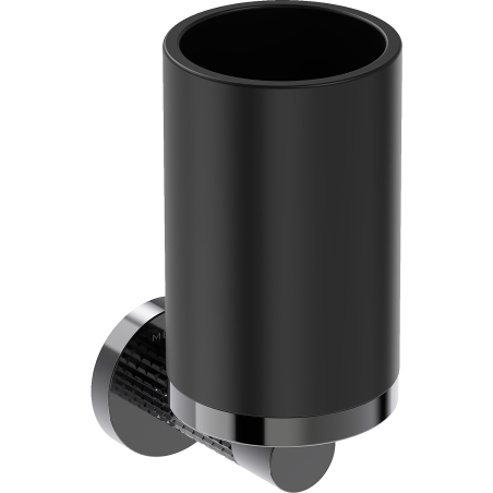 Mexen Triv pohárik na kefky, čierny/black chrome - 70A33051-73B