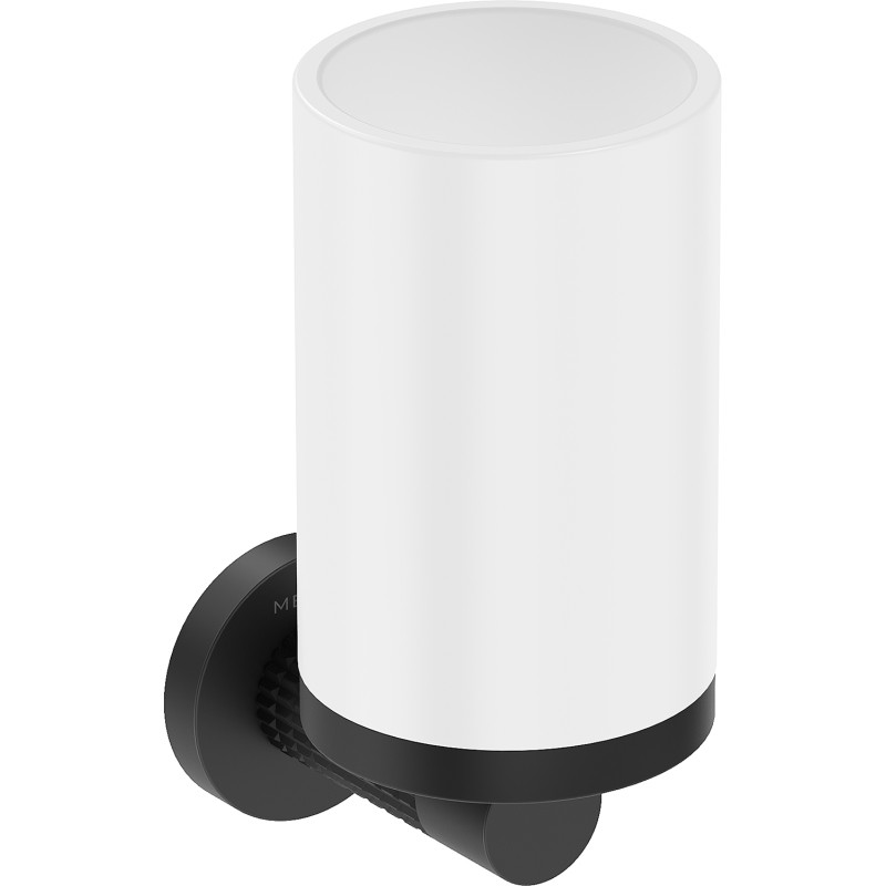 Mexen Triv pohár na zubné kefky, biely/čierny - 70A33051-70W