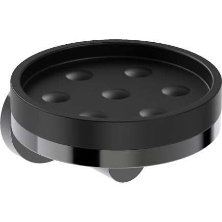 Mexen Triv mydelniczka, čierna/black chrome - 70A33055-73B