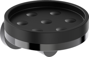 Mexen Triv mydelniczka, čierna/black chrome - 70A33055-73B