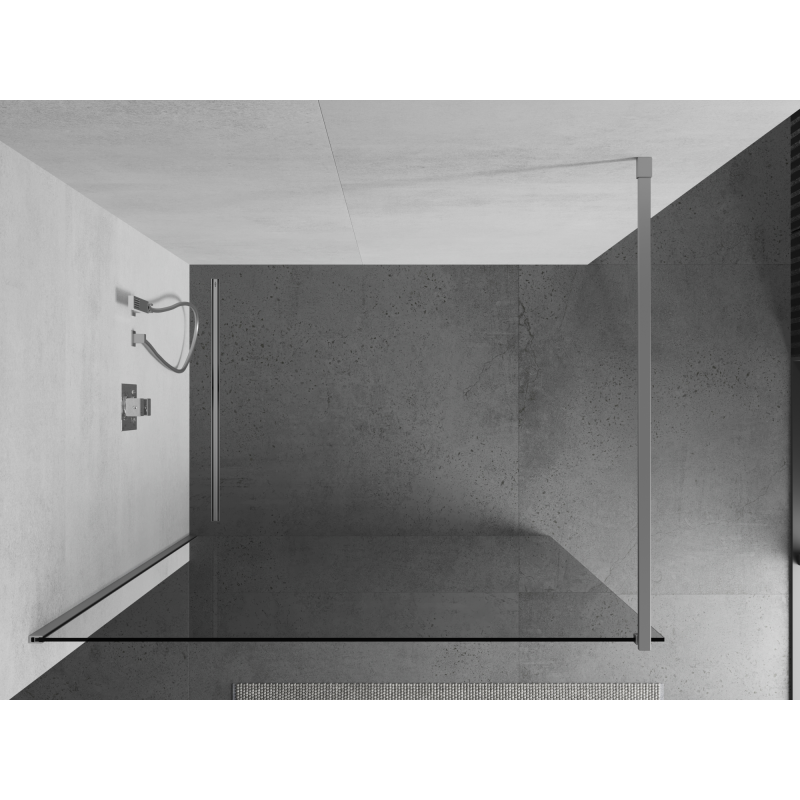 Mexen Kioto sprchová stena Walk-in 50 x 200 cm, priehľadná 8 mm, chróm - 800-050-101-01-00