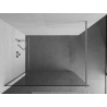 Mexen Kioto sprchová stena Walk-in 50 x 200 cm, priehľadná 8 mm, chróm - 800-050-101-01-00