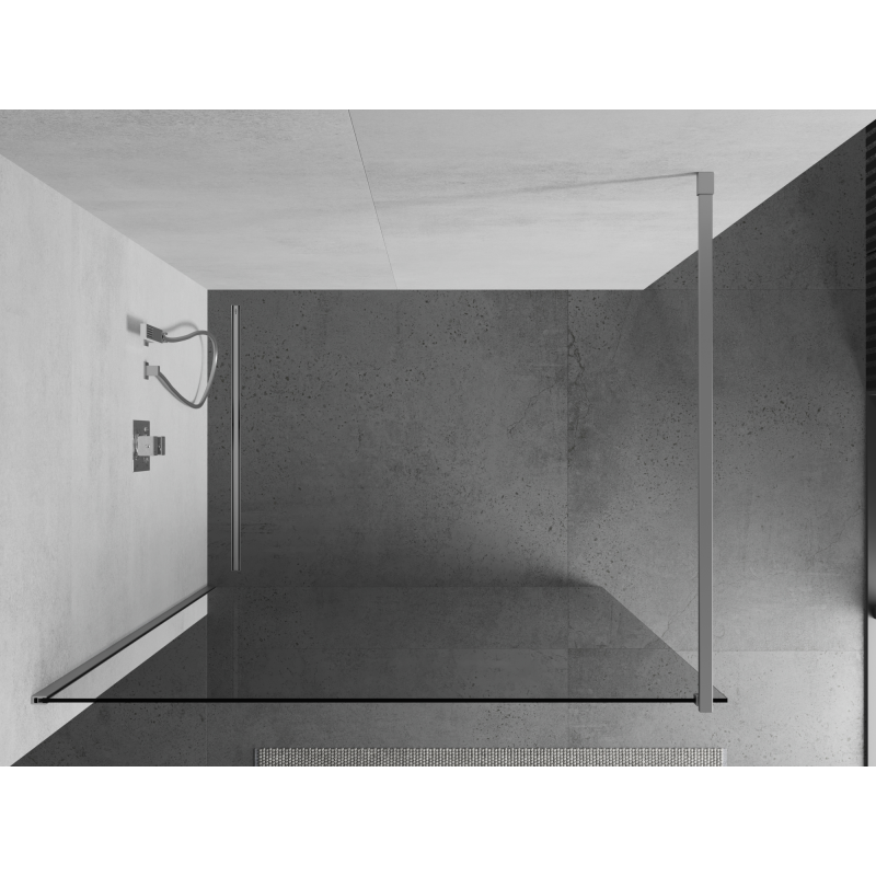 Mexen Kioto sprchová stena Walk-in 80 x 200 cm, transparentná 8 mm, chróm - 800-080-101-01-00