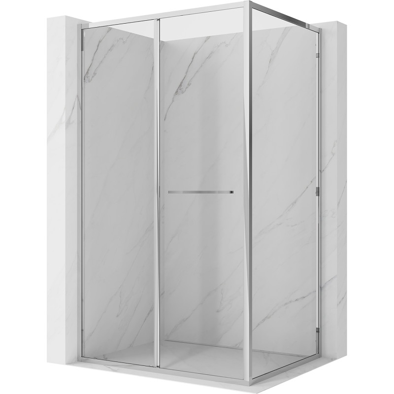 Mexen Linea posuvná sprchová kabína 110 x 95 cm, transparentná, chrómová - 8E1-110-095-01-01