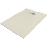 Mexen Hugo obdĺžnikový sprchovací kút SMC 120 x 80 cm, béžový, krytka inox - 42698012-X