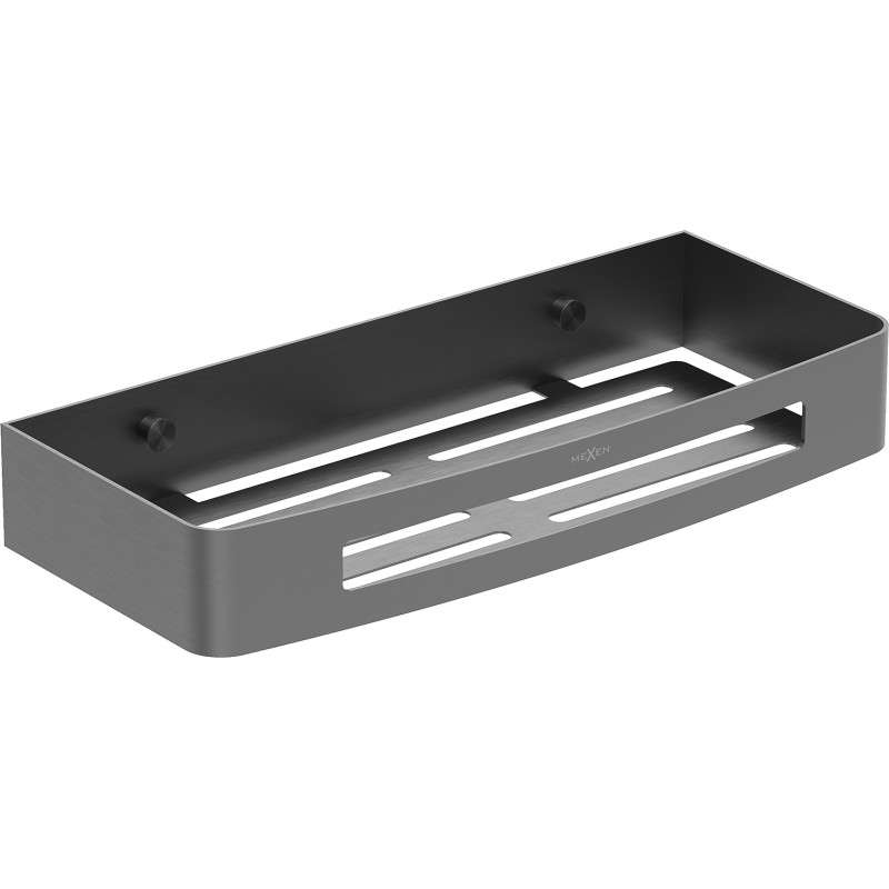 Mexen Laxo-L kúpeľňový košík, gun gray kartáčovaný - 70A8713-66