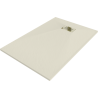 Mexen Hugo obdĺžnikový sprchový kút SMC 120 x 70 cm, béžový, kryt zlatý - 42697012-G