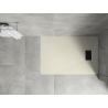 Mexen Hugo rectangular shower tray SMC 100 x 70 cm, beige, black cover - 42697010-B