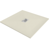 Mexen Hugo štvorcový sprchový kút SMC 80 x 80 cm, béžový, kryt inox - 42698080-X