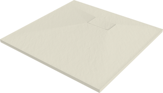 Mexen Hugo štvorcový sprchový kút SMC 90 x 90 cm, béžový - 42699090
