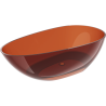 Mexen Glass earth voľne stojaca priehľadná vaňa 170 x 85 cm, chrómová zátka - 58061708505