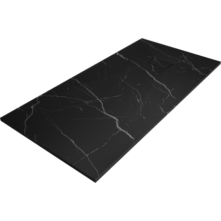 Mexen Hugo obdĺžnikový sprchový kút SMC 170 x 90 cm, čierny kameň - 42759017