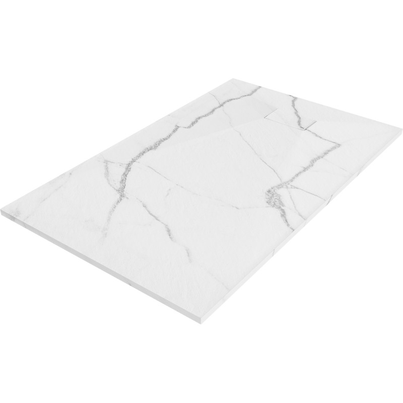 Mexen Hugo Obdĺžnikový sprchový kút SMC 150 x 90 cm, biely kameň - 42159015