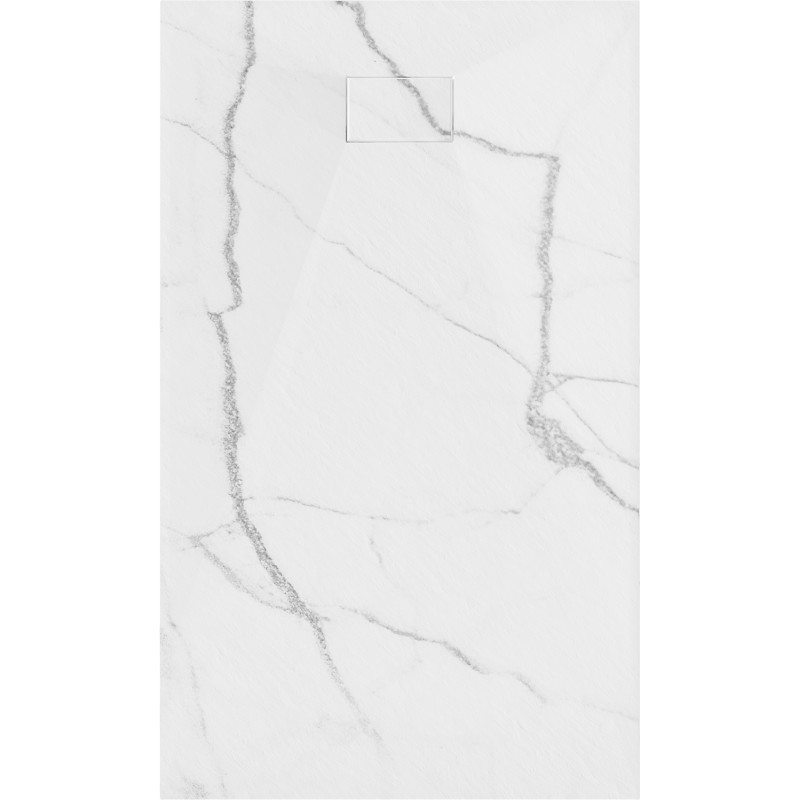 Mexen Hugo Obdĺžnikový sprchový kút SMC 150 x 90 cm, biely kameň - 42159015
