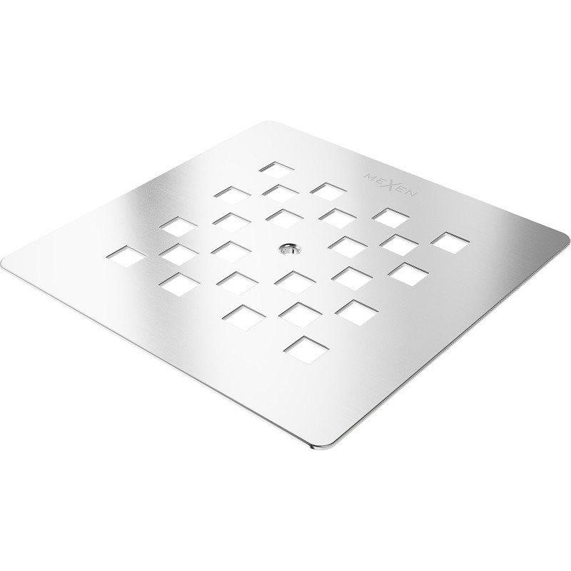 Mexen Stone+ krycia doska na sprchovú vaničku, inox - 44910001