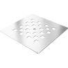Mexen Stone+ kryt na sprchovú vaničku, inox - 44910001