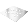 Mexen Stone+ kryt na sprchový kút, inox - 44910001