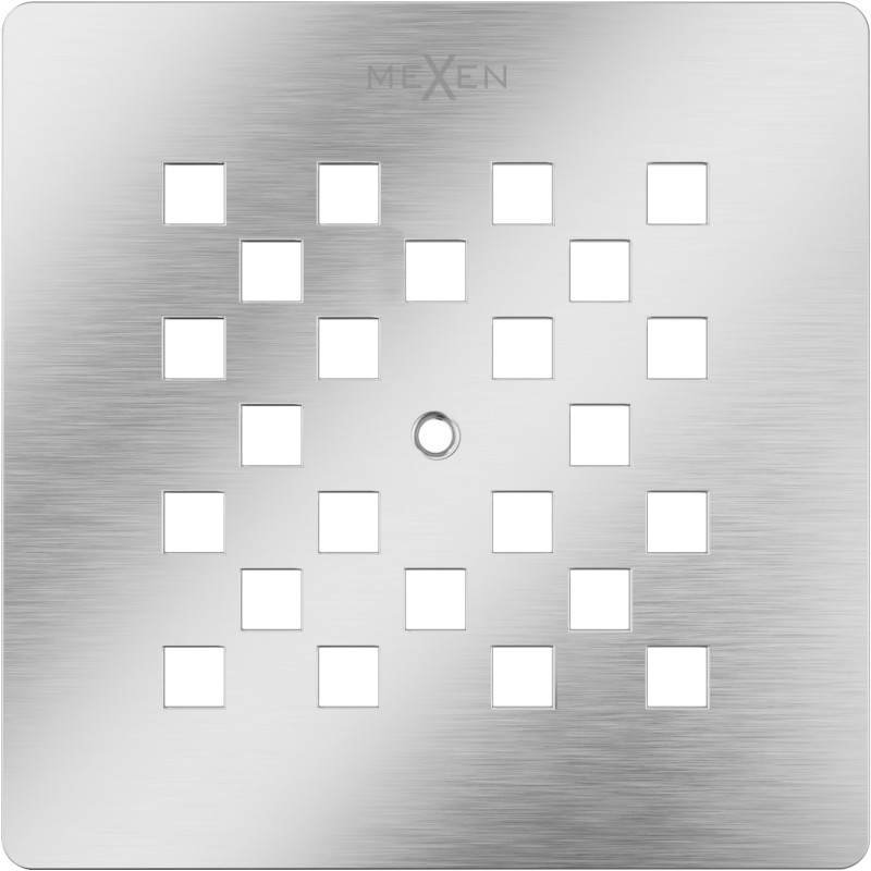 Mexen Stone+ krycia doska na sprchovú vaničku, inox - 44910001