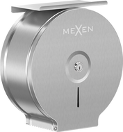 Mexen Spira-U+ kontajner na toaletný papier s poličkou na telefón, inox - 70K541-01