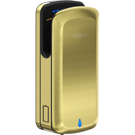 Mexen Ventaro-Pro vreckový sušič rúk, 1650 W, zlatý kartáčovaný - 70K020-55