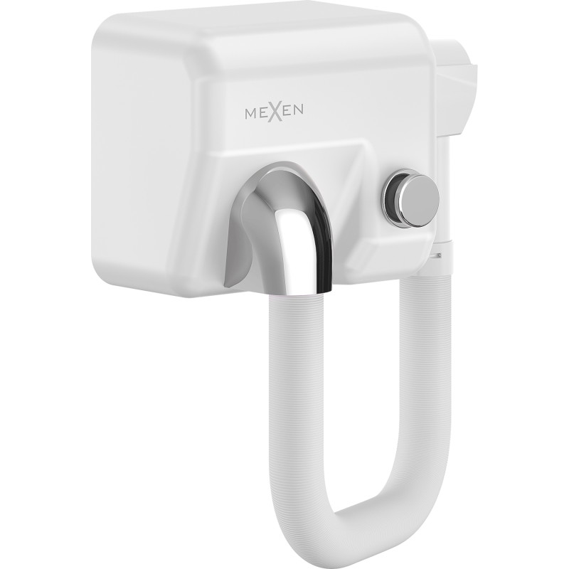 Mexen Aquis-P bazénový sušič na vlasy s hadicou, 1000 W, biely - 70K210-20