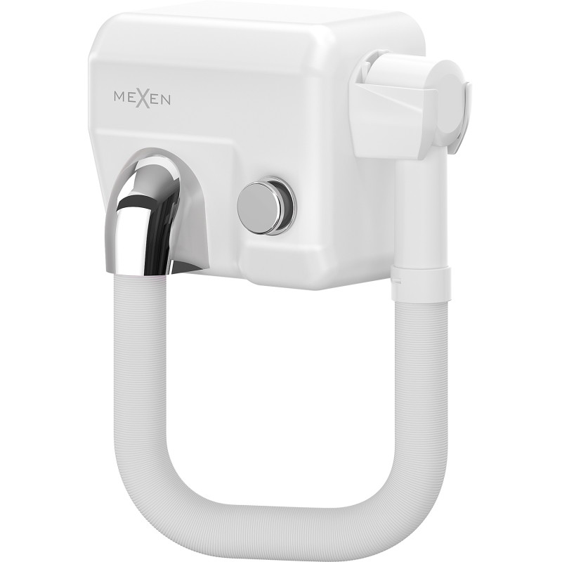 Mexen Aquis-P bazénový sušič na vlasy s hadicou, 1000 W, biely - 70K210-20