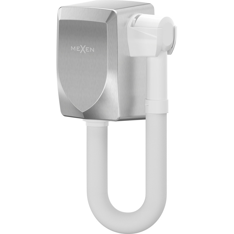 Mexen Aquis-S bazénový sušič na vlasy s hadicou, 1000 W, inox - 70K200-01