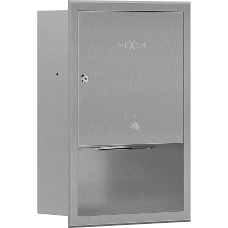 Mexen Linox zabudovaný zásobník na papierové utierky, inox - 70K003-01