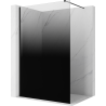 Mexen Kioto sprchová stena Walk-in 80 x 200 cm, čierne ombre 8 mm, čierna - 800-080-101-70-76