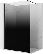 Mexen Kioto sprchová stena Walk-in 100 x 200 cm, čierny gradient, 8 mm, čierna - 800-100-101-70-76