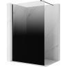 Mexen Kioto sprchová stena Walk-in 110 x 200 cm, čierne ombre 8 mm, čierna - 800-110-101-70-76