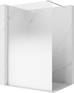 Mexen Kioto sprchová stena Walk-in 80 x 200 cm, biela ombre 8 mm, chróm - 800-080-101-01-86