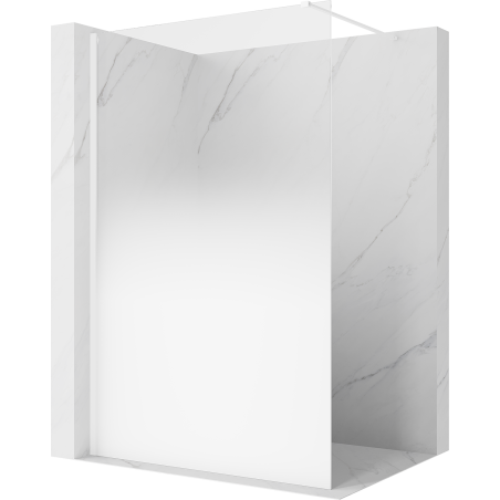 Mexen Kioto sprchová stena Walk-in 90 x 200 cm, biela ombre 8 mm, biela - 800-090-101-20-86