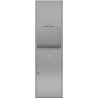 Mexen Linox výklenkový zásobník na papierové utierky s košom, inox - 70K003-01 - 70K002-01