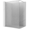 Mexen Kioto sprchová stena Walk-in 80 x 200 cm, crackle transparent 12 mm, chróm - 800-080-101-01-04-X