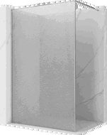 Mexen Kioto sprchová stena Walk-in 110 x 200 cm, crackle transparentná 12 mm, chróm - 800-110-101-01-04-X