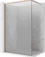 Mexen Kioto sprchová stena Walk-in 80 x 200 cm, crackle transparent 12 mm, ružové zlato - 800-080-101-60-04-X