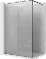 Mexen Kioto sprchová stena Walk-in 70 x 200 cm, crackle transparentná 12 mm, gun gray brúsená - 800-070-101-66-04-X