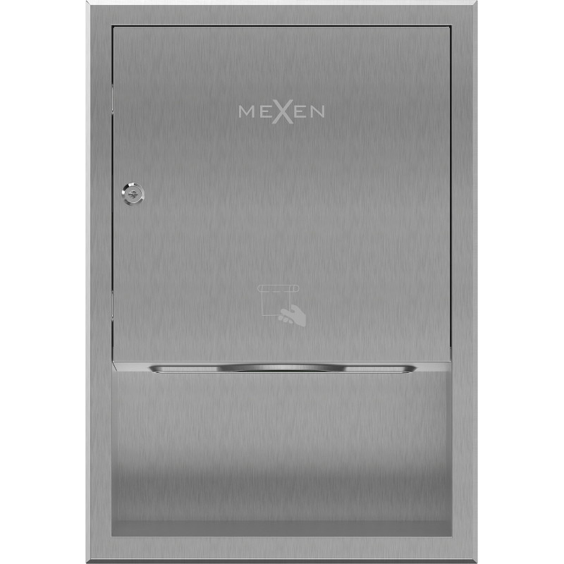 Mexen Linox zabudovaný zásobník na papierové utierky, inox - 70K003-01