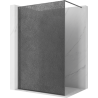 Mexen Kioto sprchová stena Walk-in 100 x 200 cm, crackle grafit 12 mm, gun metal - 800-100-101-95-44-X