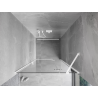 Mexen Mist-H sprchové dvere pravé otváracie 120 cm, priehľadné, biele - 8A5-120-000-20-00-P