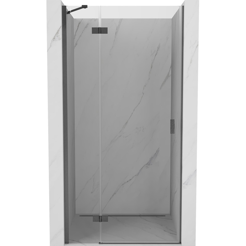 Mexen Mist-H sprchové dvere výklopné ľavé 105 cm, priehľadné, brúsené gun gray - 8A5-105-000-66-00-L