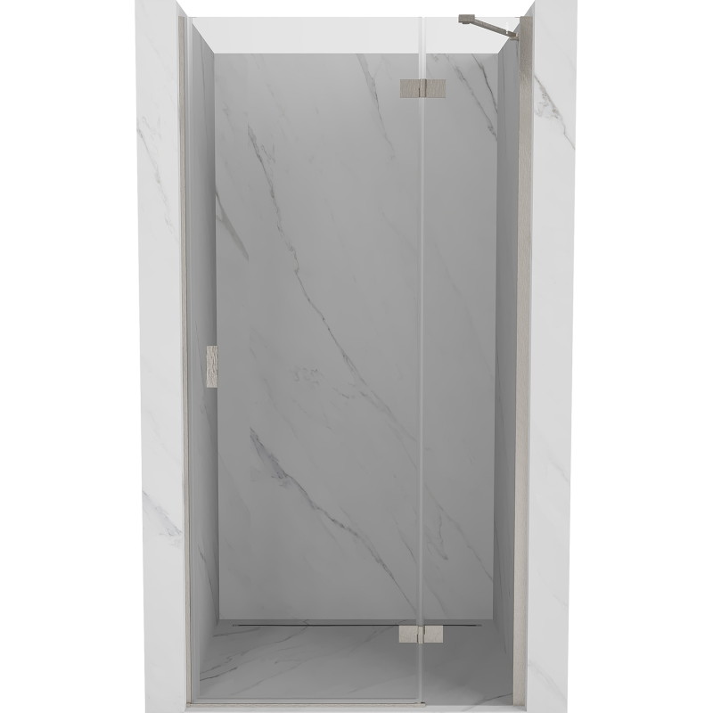 Mexen Mist-H sprchové dvere výkyvné pravé 80 cm, transparentné, brúsený nikel - 8A5-080-000-97-00-P